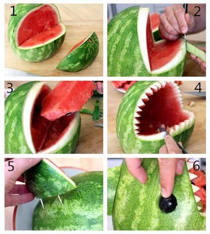 夏日吃瓜调色方案