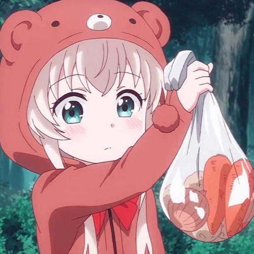 吃瓜动作动漫头像女,动漫女生吃瓜瞬间